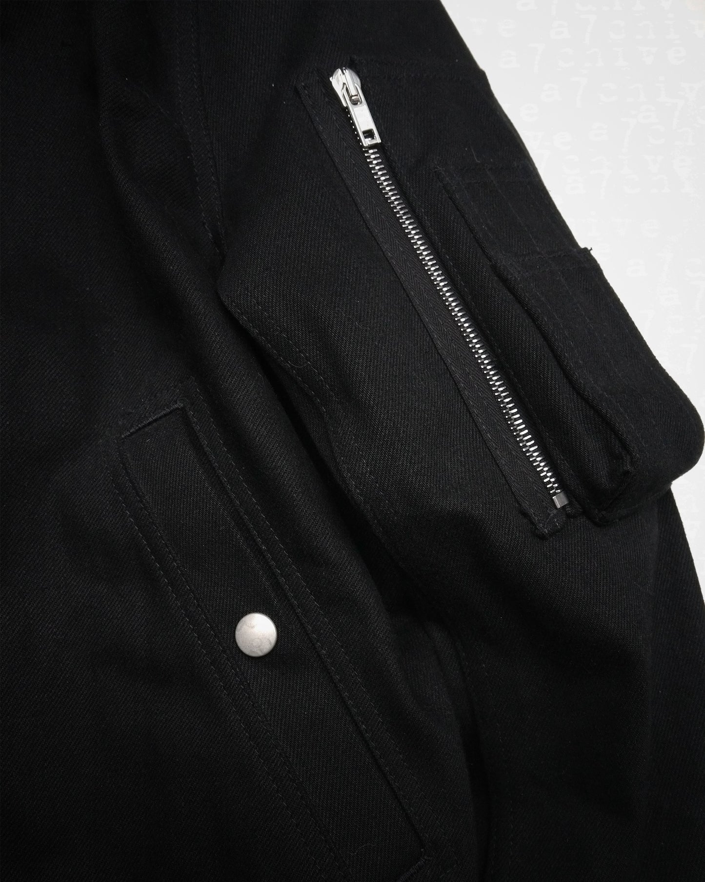 Rick Owens Japanese Selvedge Denim Bomber Jacket - F/W2022