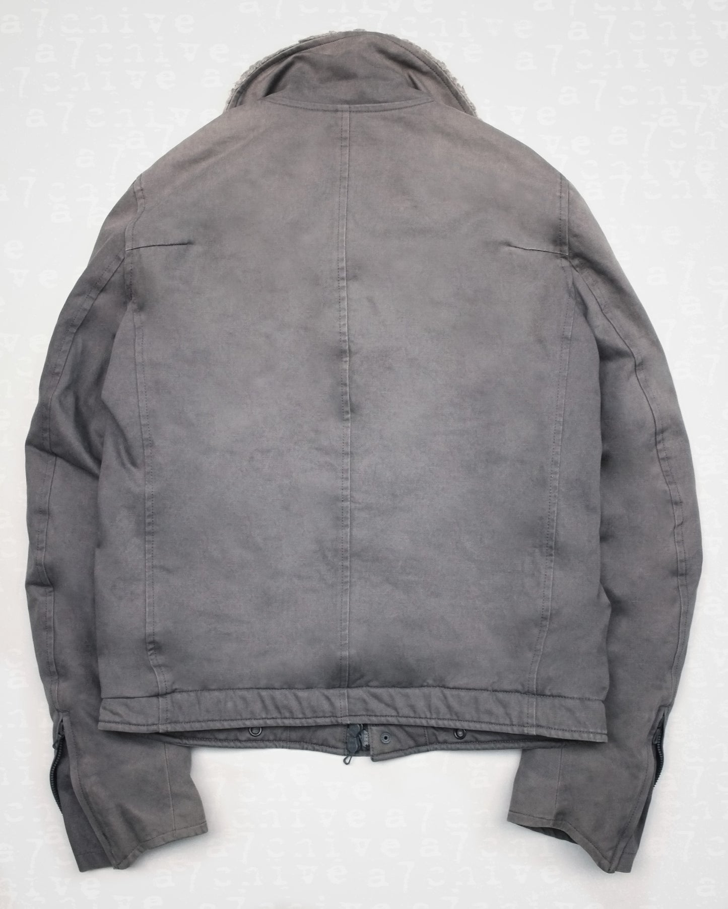 ATTACHMENT Sherpa Curved Sleeve Jacket