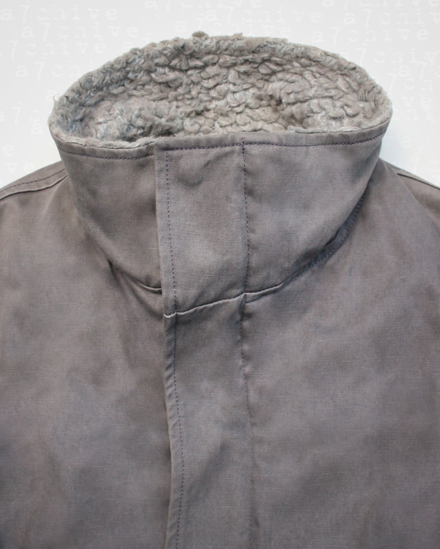 ATTACHMENT Sherpa Curved Sleeve Jacket