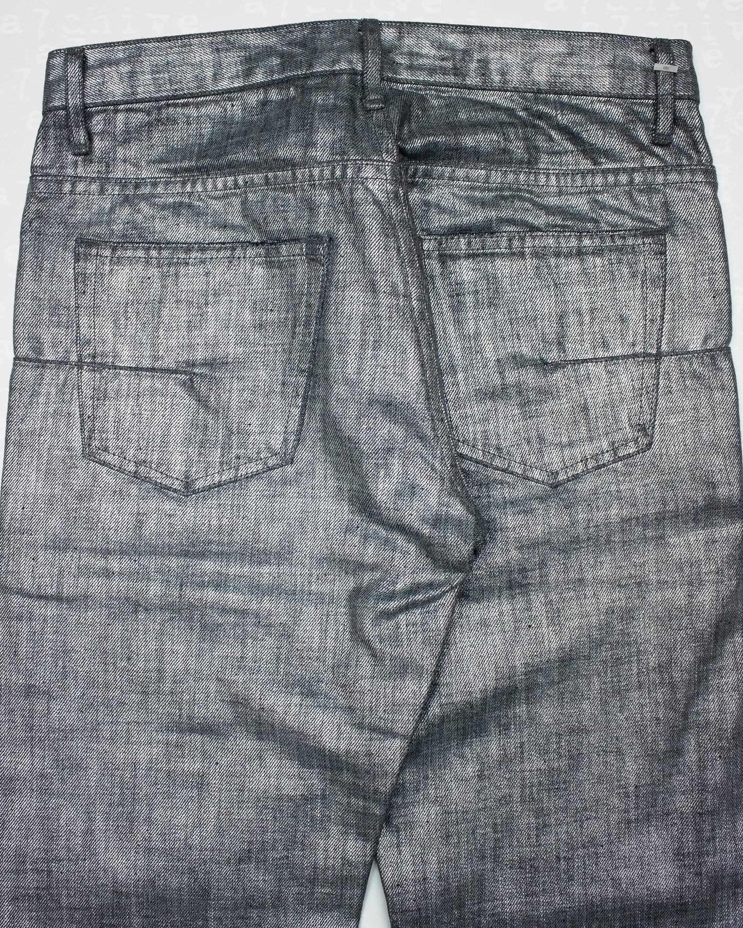 Dior Homme Silver-Coated "Radioactive" Denim - S/S 2008