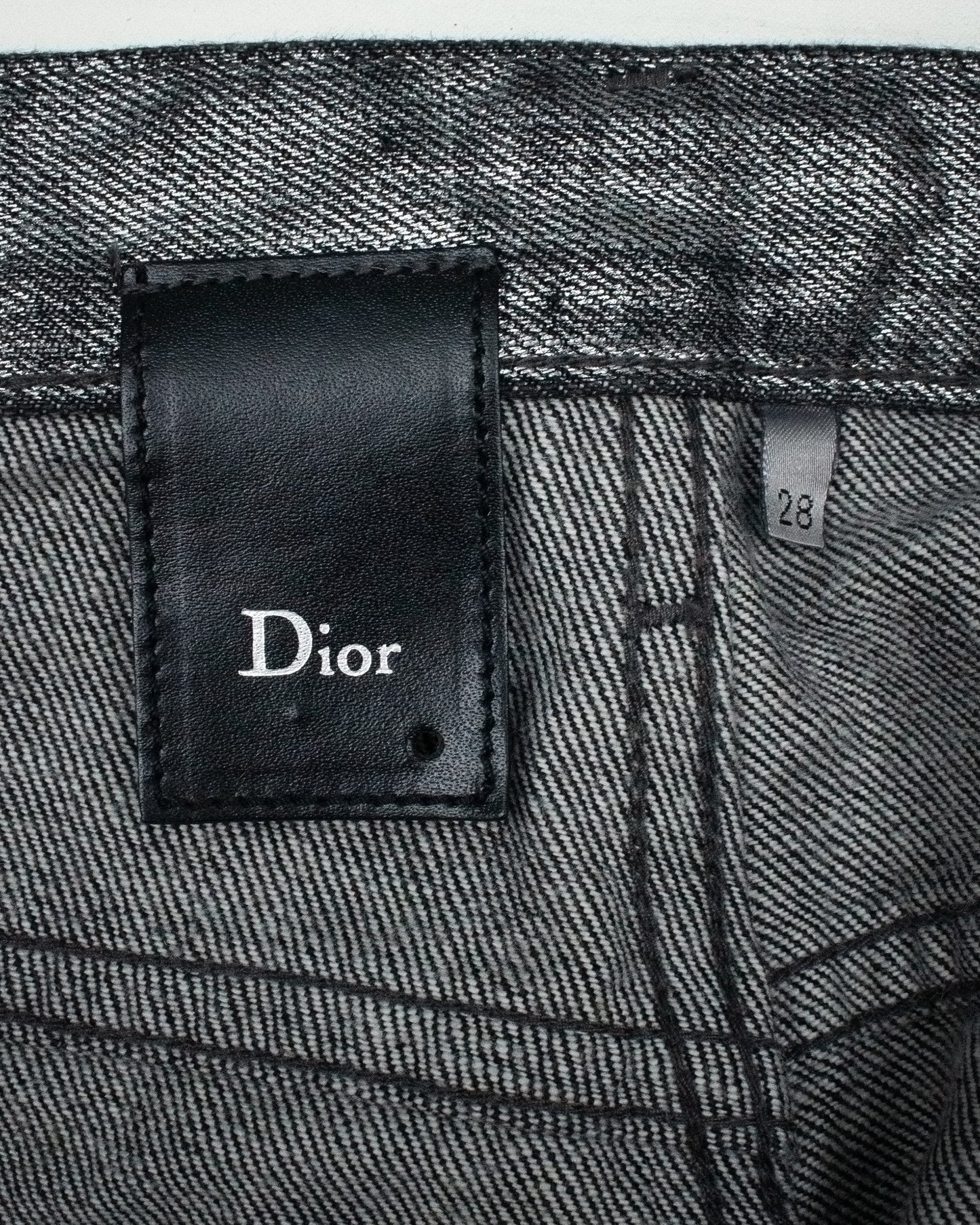 Dior Homme Silver-Coated "Radioactive" Denim - S/S 2008