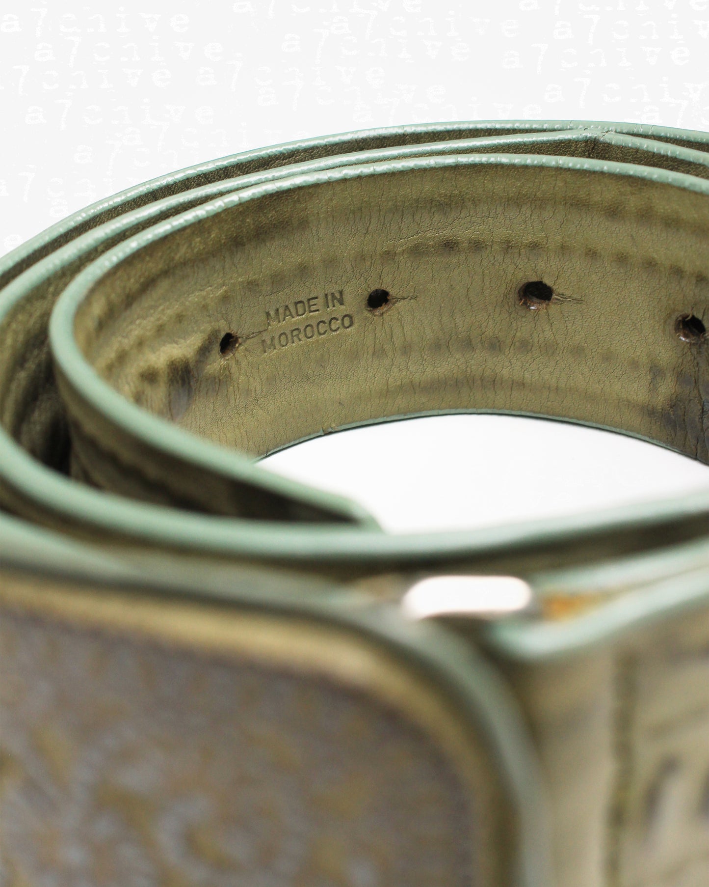 Marithé + François Girbaud Imprint Belt