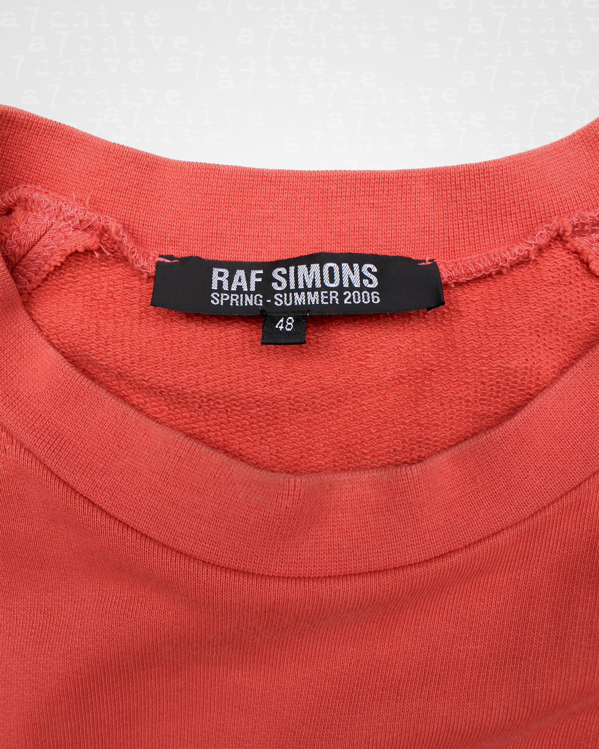 Raf Simons SS2006 'Icarus Surgit' Sliced Sweatshirt – a7chive