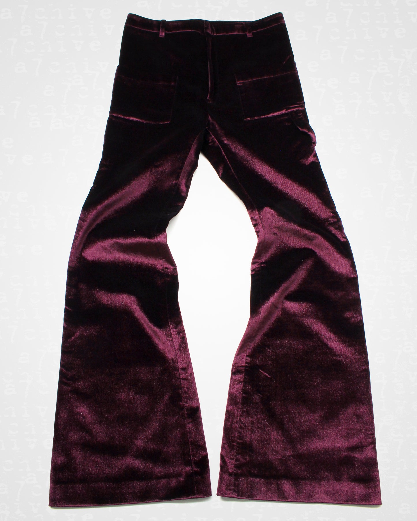 Vetements AW2016 Velvet Carpenter Flares