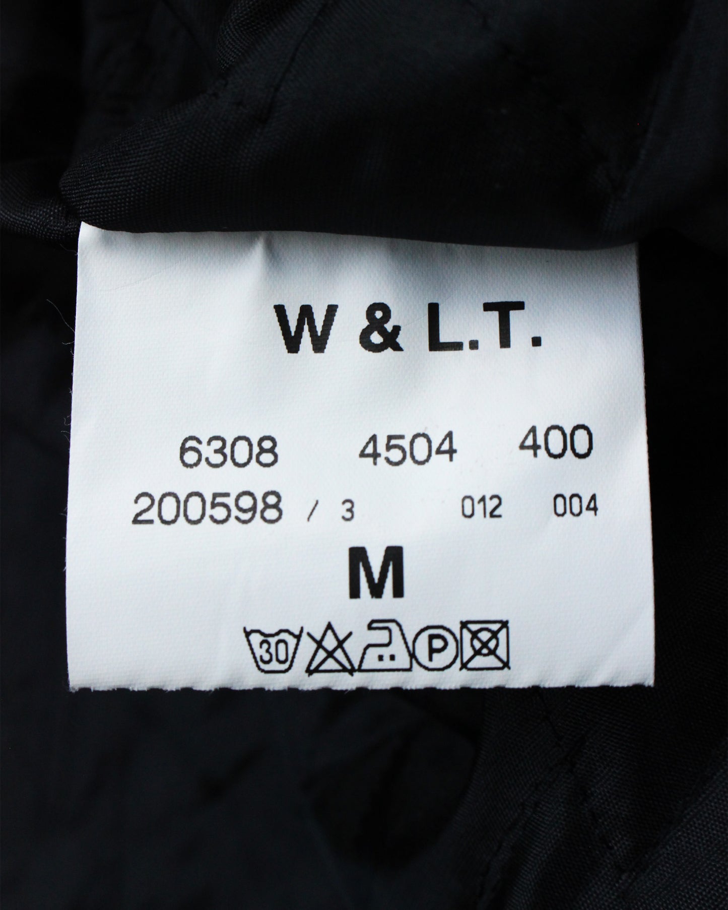 Walter van Beirendonck W&LT Black Nylon Jacket