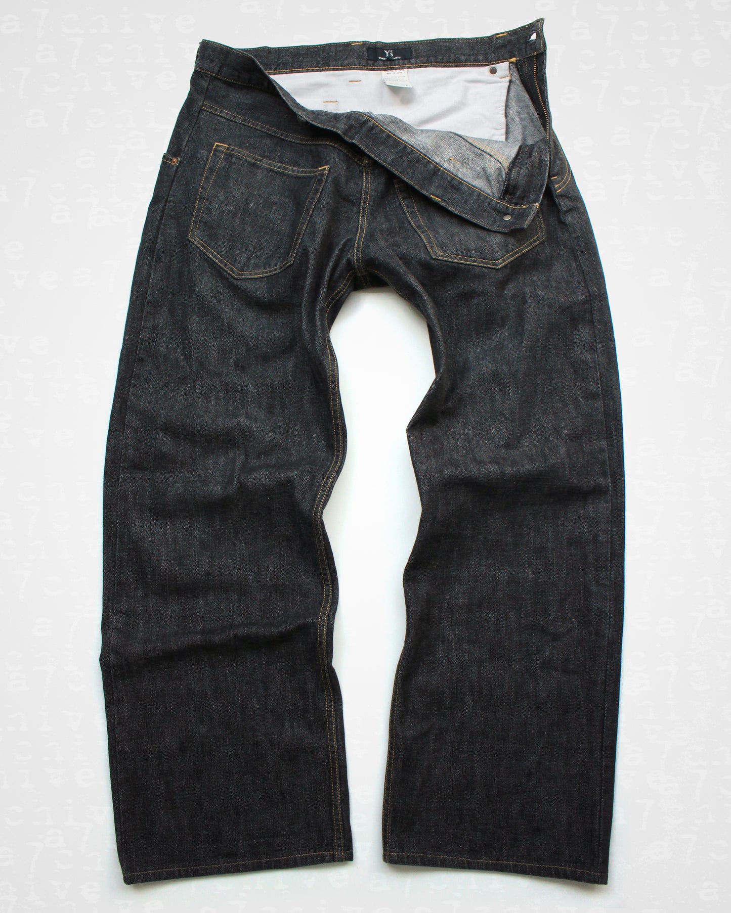 Yohji Yamamoto Sideways Denim