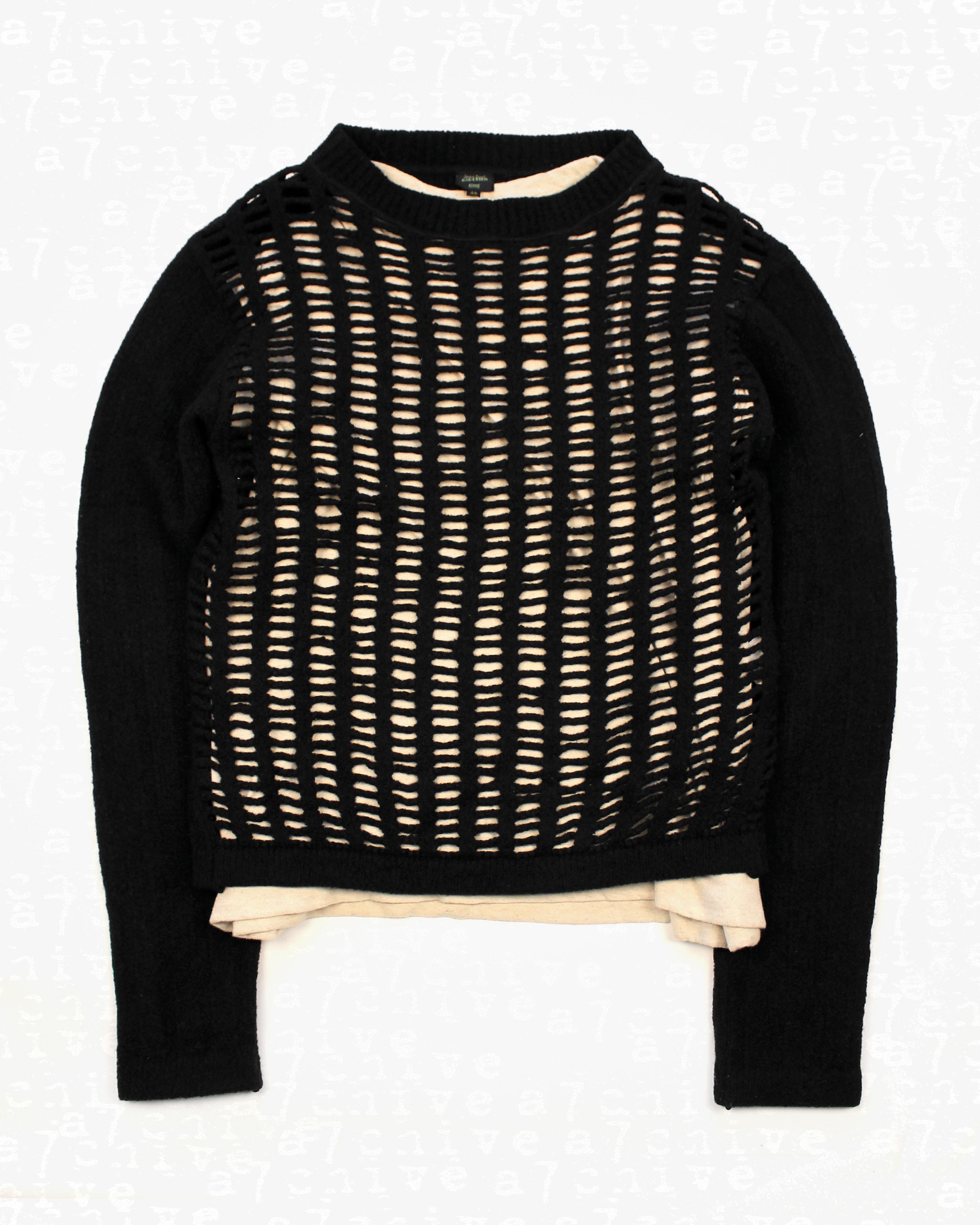 Jean Paul Gaultier Mesh Grid Knit